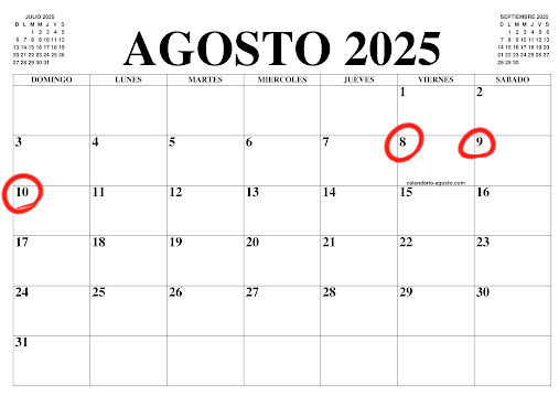 Foto del calendario